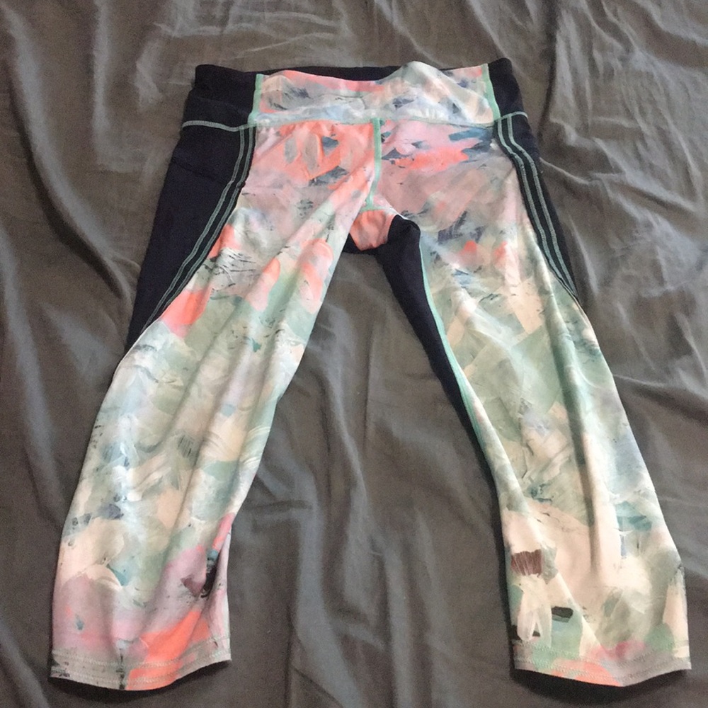 Lululemon run inspire crop brushed illusion